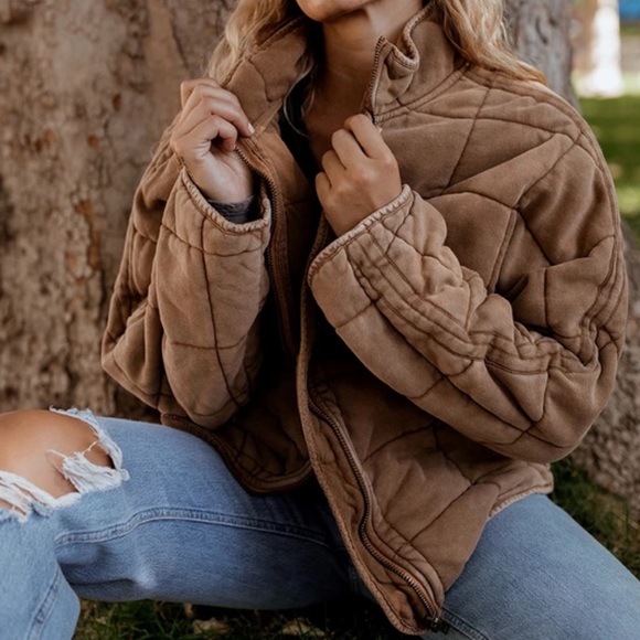 Free People Women S Juno Quilted Cotton Zip Front 2025